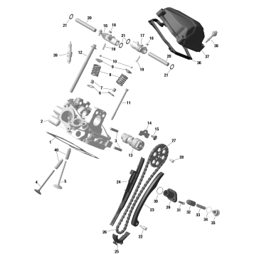 01- ROTAX - Rear Cylinder Head