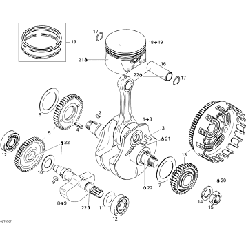 01- Crankshaft And Pistons