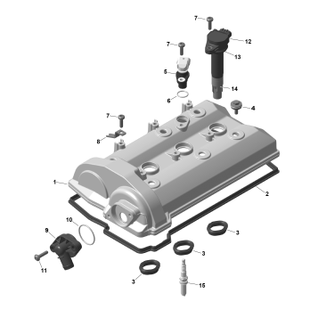 01- ROTAX - Valve Cover