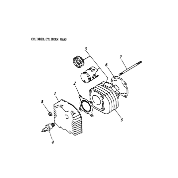 01- Cylinder, Cylinder Head 166-01