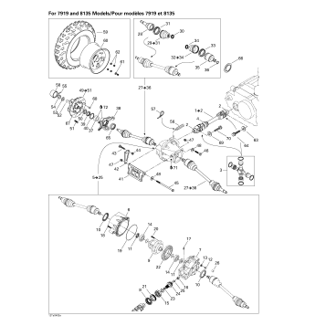 05- Drive System, Front (for 7919 And 8135 Models)
