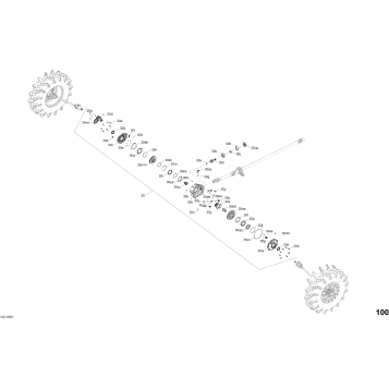 07- Front Drive - Differential Parts - Maverick X3