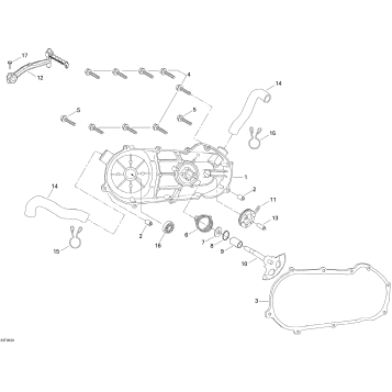 05- CVT Cover And Kick Stater