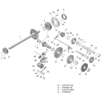 01- Gear Box And Components