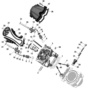 01- ROTAX - Front Cylinder Head