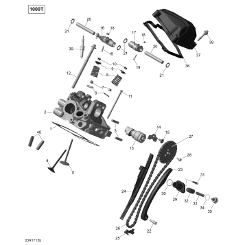 01- Cylinder Head, Rear - Turbo