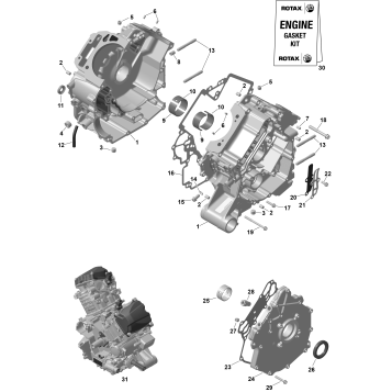 01- ROTAX - Crankcase