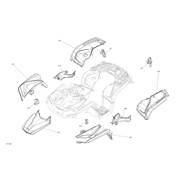 09- Fender And Central Panel Kit - Package PRO Nordic