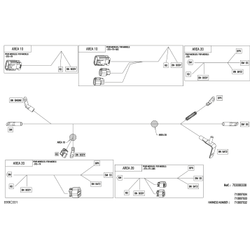 08- Electric - Voltage Regulator Wiring Harness - 710007632