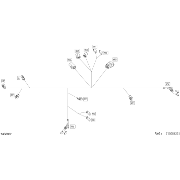 08- Electric - Position Light Harness - 710004331