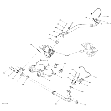 01- Exhaust System - 1000R EFI