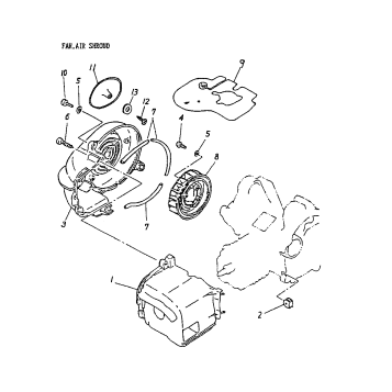 01- Fan, Air Shroud 170-03