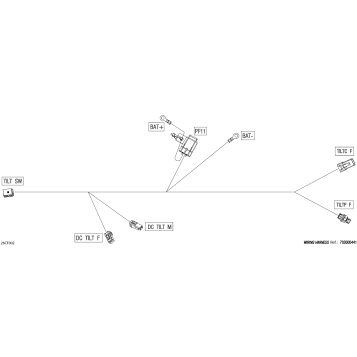 08- Electric - Tilt Control And Power Wiring Harness - 710008861