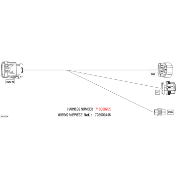 08- Electric - Key Wiring Harness - 710008905