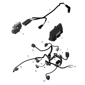 01- ROTAX - Engine Harness And Electronic Module