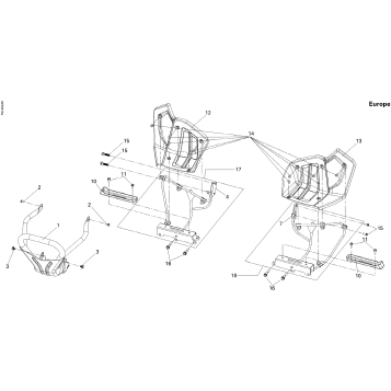 09- Front Bumper And Footrests Europe