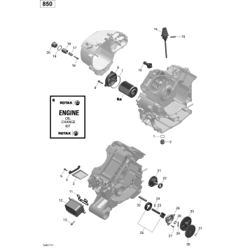 01- Engine Lubrication - 850 EFI