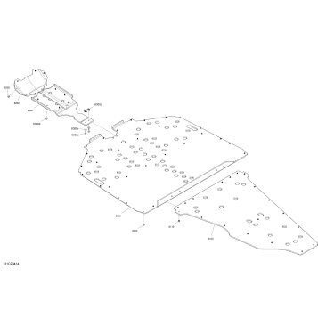 09- Body - Skid Plate - XRC - Orange