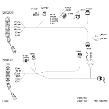 08- Electric - Roof Harness - 710007905