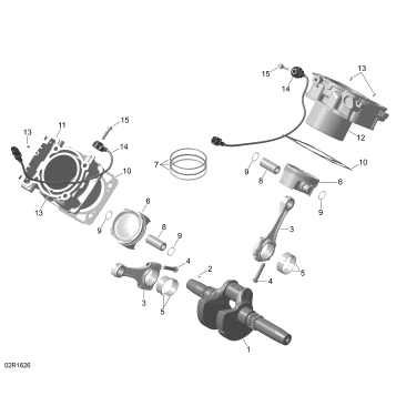 01- Crankshaft, Piston and Cylinder - Turbo