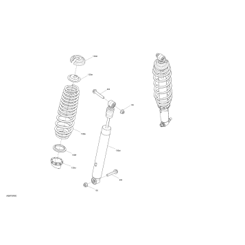 05- Suspension - Shocks - Rear Section - Mossy Oak Edition