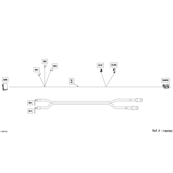 08- Electric - Winch Wiring Harness - 710007832