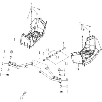 05- Suspension - Swing Arm-Footrest 110