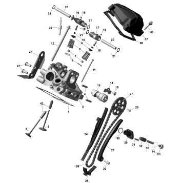 01- ROTAX - Rear Cylinder Head