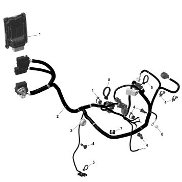 01- ROTAX - Engine Harness And Electronic Module