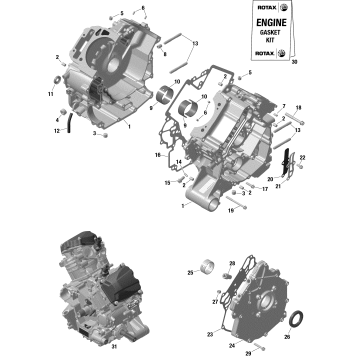 01- Rotax - Crankcase