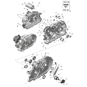 01- ROTAX - Crankcase