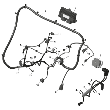01- ROTAX - Engine Harness And Electronic Module
