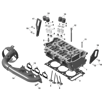 01- ROTAX - Cylinder Head