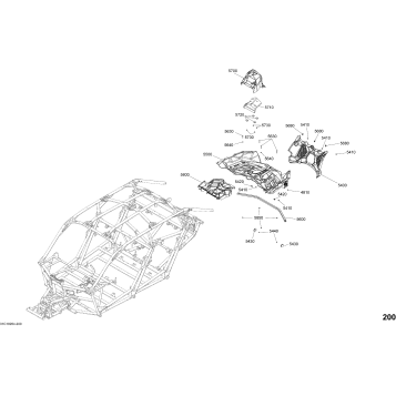 09- Body Rear Part Maverick X3 MAX Timeless Black Models - Package XRSDPS