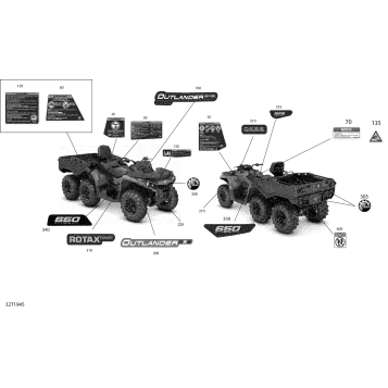 09- Decals Outlander MAX 6X6