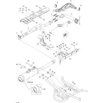 01- Exhaust System 500 EFI