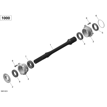 08- Drive Shaft - 1000 EFI