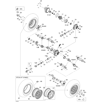 07- Drive System, Front XT