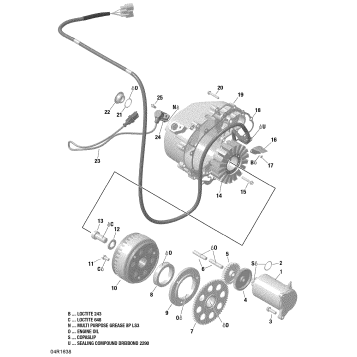 03- Magneto And Electric Starter - HD8