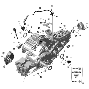 01- Rotax - Gear Box And Components