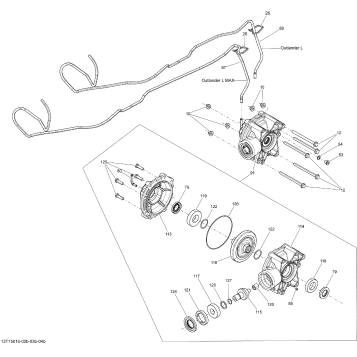 08- Drive System, Rear Differential_13T1501b
