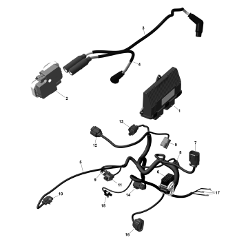 01- ROTAX - Engine Harness And Electronic Module
