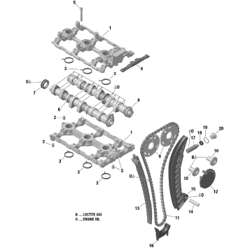 01- Valve Train 900 HO