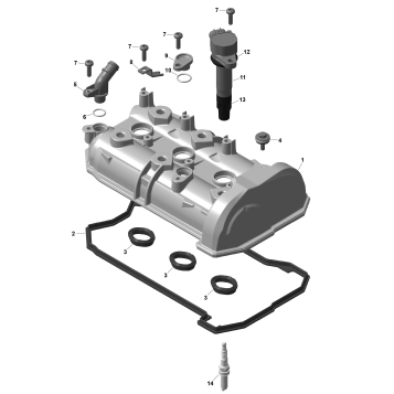 01- ROTAX - Valve Cover