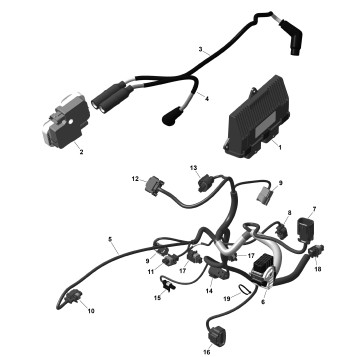 01- ROTAX - Engine Harness And Electronic Module
