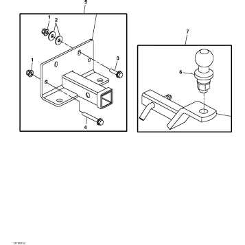 09- Optional Rear Hitch, Receiver Type