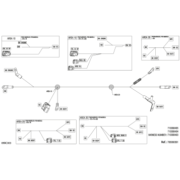 08- Electric - Voltage Regulator Wiring Harness - 710008405