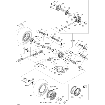 08- Drive System, Rear XT