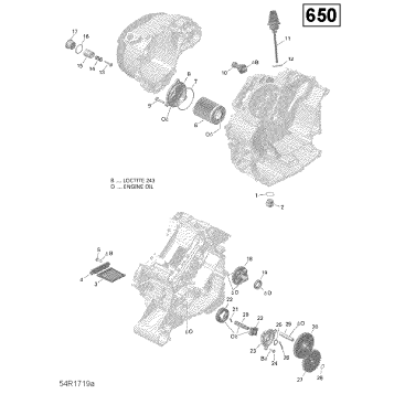 01- Engine Lubrication - 650 EFI