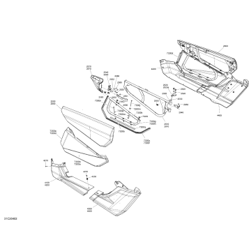 09- Body - Door Section - XMR - Manta Green